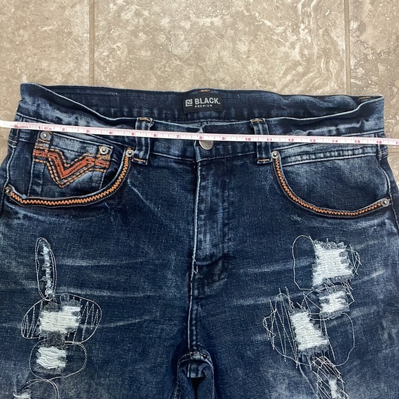 CJ Black Mens Boot Flex Stretch Distress Sz‎ 32 x 32 - Picture 10 of 11